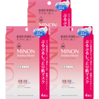 MINON 蜜浓 氨基酸滋润保湿锁水防御修护凝胶面膜 22ml*4片*3