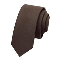 IFSONG领带男拉链式黑色潮流衬衫学院风日系免打结高级复古手打正装 深卡其细条纹【拉链款】