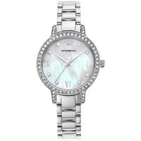 阿玛尼EMPORIO ARMANI 手表欧美表满天星经典小绿表时尚腕表
