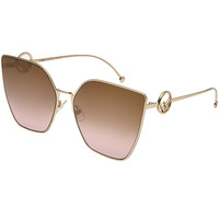 FENDI 芬迪 太阳镜 女款 墨镜 大猫眼 饰有徽标 时尚