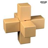 奇艺 孔明锁 好汉锁 益智玩具（高难度）