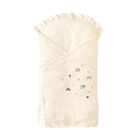 Hoppetta 日本Hoppetta初生婴儿抱被新生儿可拆式软垫包被宝宝外出襁褓巾