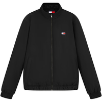 TOMMY JEANS25新款秋冬男装美式复古宽松简约立领教练棉服夹克外套