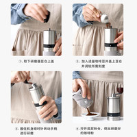 PO: PO 丹麦手动咖啡研磨器 陶瓷磨芯 便携家用小型