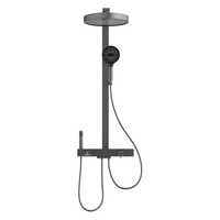 海尔（Haier）四功能恒温花洒全套钢琴按键智能数显枪灰色淋浴花洒套装LD616H