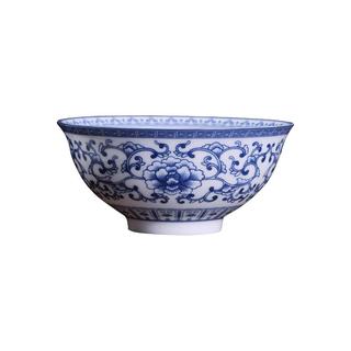 LICHEN釉下彩陶瓷碗景德镇高温青花瓷器餐具如意牡丹餐具中式仿古风格