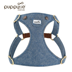 PUPPYTIE 狗狗牵引绳背心式遛狗绳狗绳子调节小型犬胸背带泰迪可爱宠物用品
