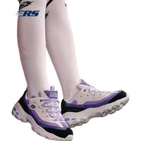 斯凯奇奶茶熊Skechers款潮流老爹鞋女撞色厚底增高运动休闲鞋子男