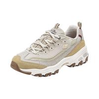 SKECHERS 斯凯奇 13167 厚底老爹鞋 浅咖色加酒红色 36.5