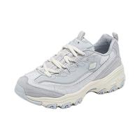 斯凯奇（Skechers）奶茶熊1.0秋季女鞋经典熊猫鞋厚底老爹鞋休闲运动鞋13167 浅灰色 /LTGY 39