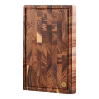 好管家菜板黑胡桃木防霉抗菌家用食品级案板厨房加厚实木切菜板砧板 【金标黑胡桃】40*28*2.5CM