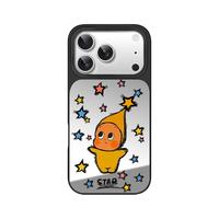 煊卡 防摔 iPhone手机壳  镜面黑框 硅胶