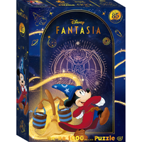 迪士尼（Disney）成人拼图1000片 米奇狂想曲成年玩具蓝卡珠光烫金拼图11DF01K3256