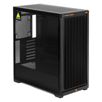 方糖机械大师 设计师系列 D36 (背插支持) ATX/EATX  可兼容185mm塔式风冷/360水冷  桌面电脑机箱 黑色