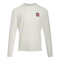 安德玛（UNDERARMOUR）春夏Run 96男子弹性跑步运动长袖T恤1389824 石英白114 2XL