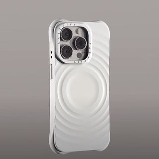CASETIFY纯色波漾手机壳iphone16promax手机壳手机壳MagSafe兼容简约硅胶1 波漾壳-白色（磁吸） iphone16 pro max