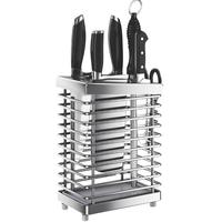 帅仕（shuaishi）厨房不锈钢刀架菜刀收纳架筷勺用具置物架刀座台面沥水架