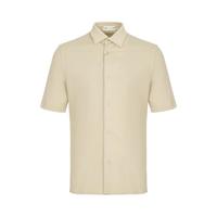 ZARA 【简约纯色】男式经典前卫休闲日常百搭短袖翻领衬衫