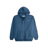 HOLLISTER25春baggy风oversize卫衣外套男女装322-5052 蓝色 S (175/92A)宽松尺码偏大