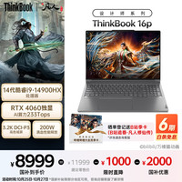 ThinkPad ThinkBook 16p 16英寸 （酷睿i9-14900HX 、RTX 4060 8GB、32GB、1TB SSD、3.2K、165Hz)