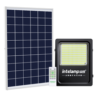 颖朗 太阳能投光灯户外防水照明led露营庭院室外新农村超亮家用路灯