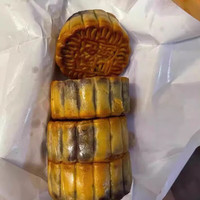 维霆 新会陈皮豆沙月饼五邑昌盛广式传统手工制作简装柴火黑豆沙月饼 125g 新会陈皮豆沙一筒