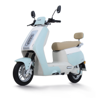 台铃 100公里长续航电动车1200W高速电摩铅酸电池72V22Ah上班代步电瓶车远山绿不带尾箱 远山绿/汉玉白