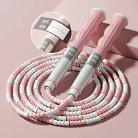 润朋 儿童软胶竹节跳绳 2.5m软珠款可调节