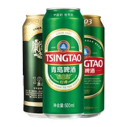 青岛啤酒 啤酒组合装  整箱装 500mL