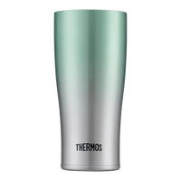 PLUS会员:THERMOS 膳魔师 不锈钢咖啡杯啤酒杯可乐饮料家用保冷保温杯便携随行杯JDE 绿色 420ml