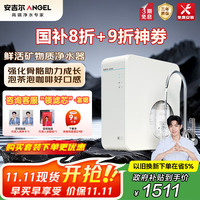 ANGEL 安吉尔 净水器家用净水机1100G富锶水/纯水5年ro反渗透厨下2.