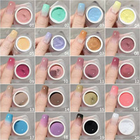 渐变胶九宫格马卡龙夏日流行色百搭显白多巴胺甲油胶小颖美甲