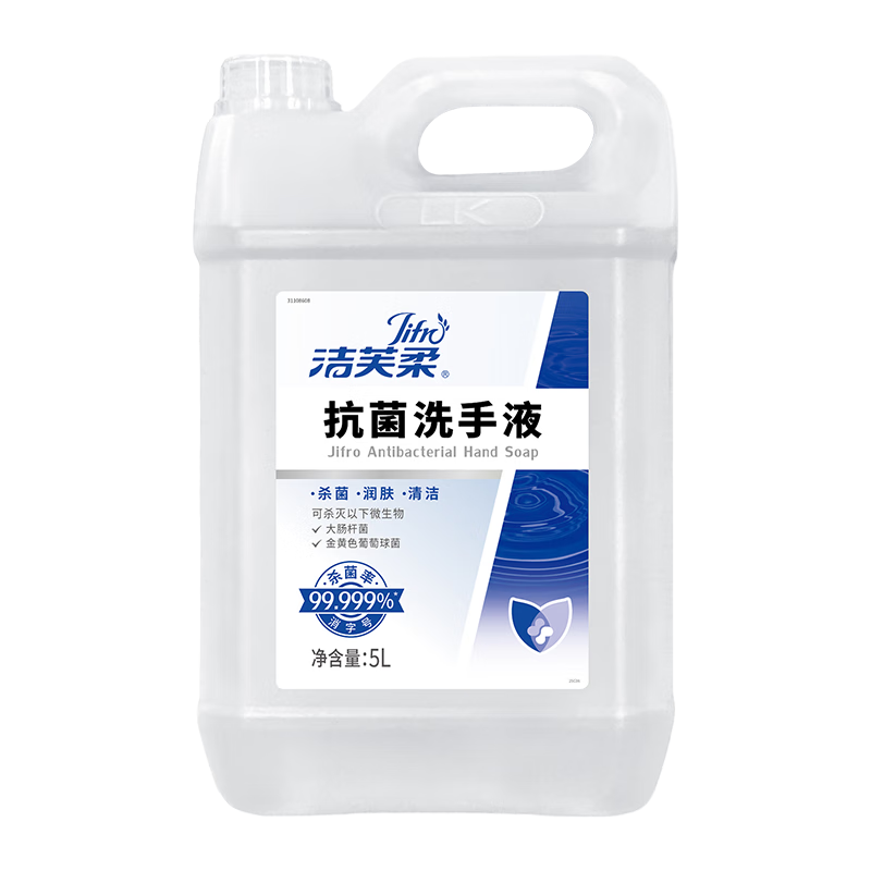  JIFRO/洁芙柔 杀菌抑菌 抗菌洗手液  无香 5L