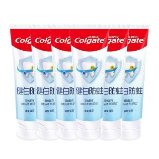 88VIP、今日必买：Colgate 高露洁 健白健齿防蛀牙膏 90g*6支