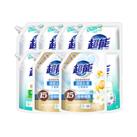超能 【超值16斤】超能时尚炫彩洗衣液家用实惠装持久留香补充袋装