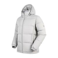 黑冰25700蓬鸭绒男款加厚防风保暖羽绒服经典款外套 F8905MJ 铁灰 XL