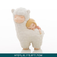 可米生活 KEME LIFE 可米生活 白夜童话 牧羊午后 桌面摆件 棉花白-Lite