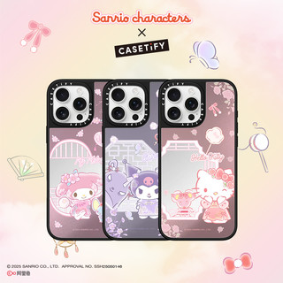 三丽鸥家族 x CASETiFY 联名 Hello Kitty/美乐蒂/酷洛米 适用于iPhone16ProMax/16Pro/15ProMax/15pro手机壳