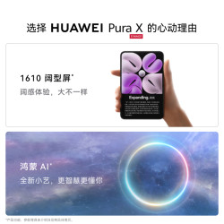 华为 HUAWEI Pura X 折叠屏手机 12GB+256GB