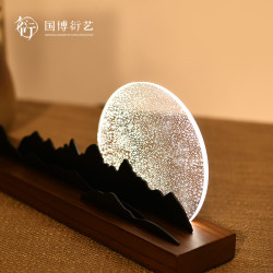 中国国家博物馆 NATIONAL MUSEUM OF CHINA 中国国家博物馆 溪山晓月小夜灯 中式复古书房台灯