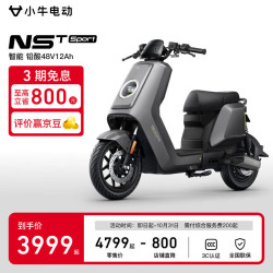 小牛电动 NST Sport 电动自行车基础款新国标电自通勤代步 电动自行车 到店自提