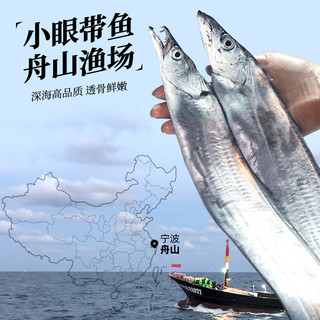 森农乐舟山带鱼段大号纯中段特大生鲜冷冻野生新鲜海鲜水产刀鱼无内脏 净重5斤家庭装【油脂丰厚中段】
