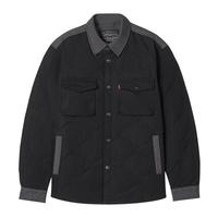 Levi's李维斯25年秋冬男士美式翻领轻薄舒适简约休闲羽绒服 黑色 L