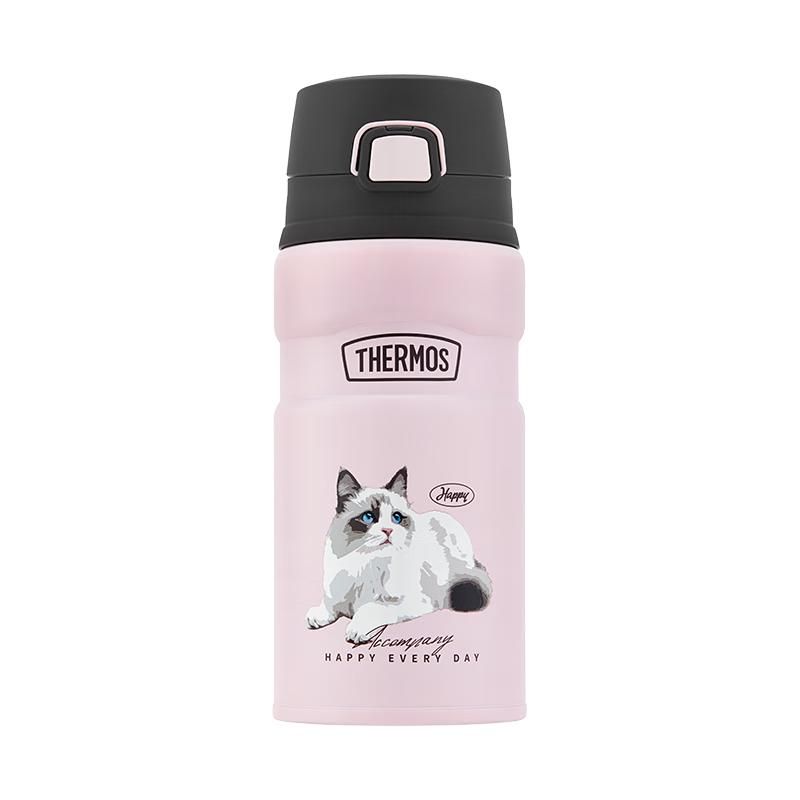 猫猫-露营保温杯 500ml 附赠杯袋