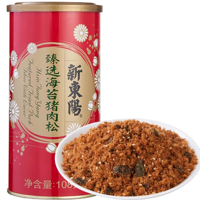 新东阳 臻选海苔猪肉松 108g 海苔