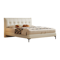 喜临门意式极简复古薄背皮床 星选(馥芮白)+漾pro 1.5*2米