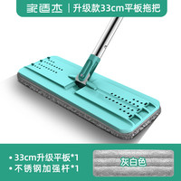 家适杰 TY-2/GPTZ-32A 平板拖把杆子套装 33cm 蓝色 干湿两用