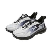 安德玛 童鞋儿童舒适跑鞋男女休闲透气耐磨运动童鞋舒适小白鞋 黑色 35