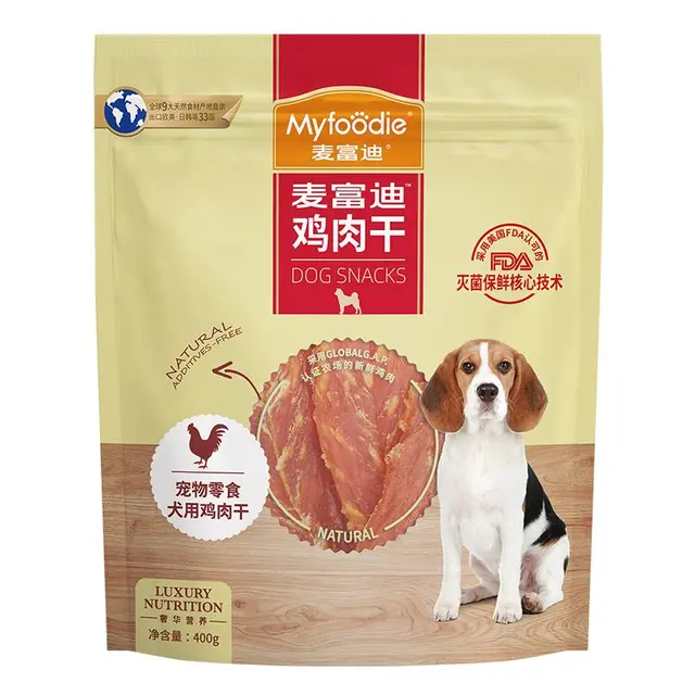 Myfoodie 麦富迪 狗零食 鸡肉干 400g
