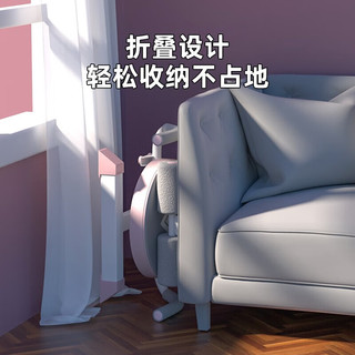羽豪仰卧起坐锻炼腹肌训练器懒人减肥瘦肚子燃脂肪男女士辅助器材 【尊贵版-少女粉】可旋转带扶手